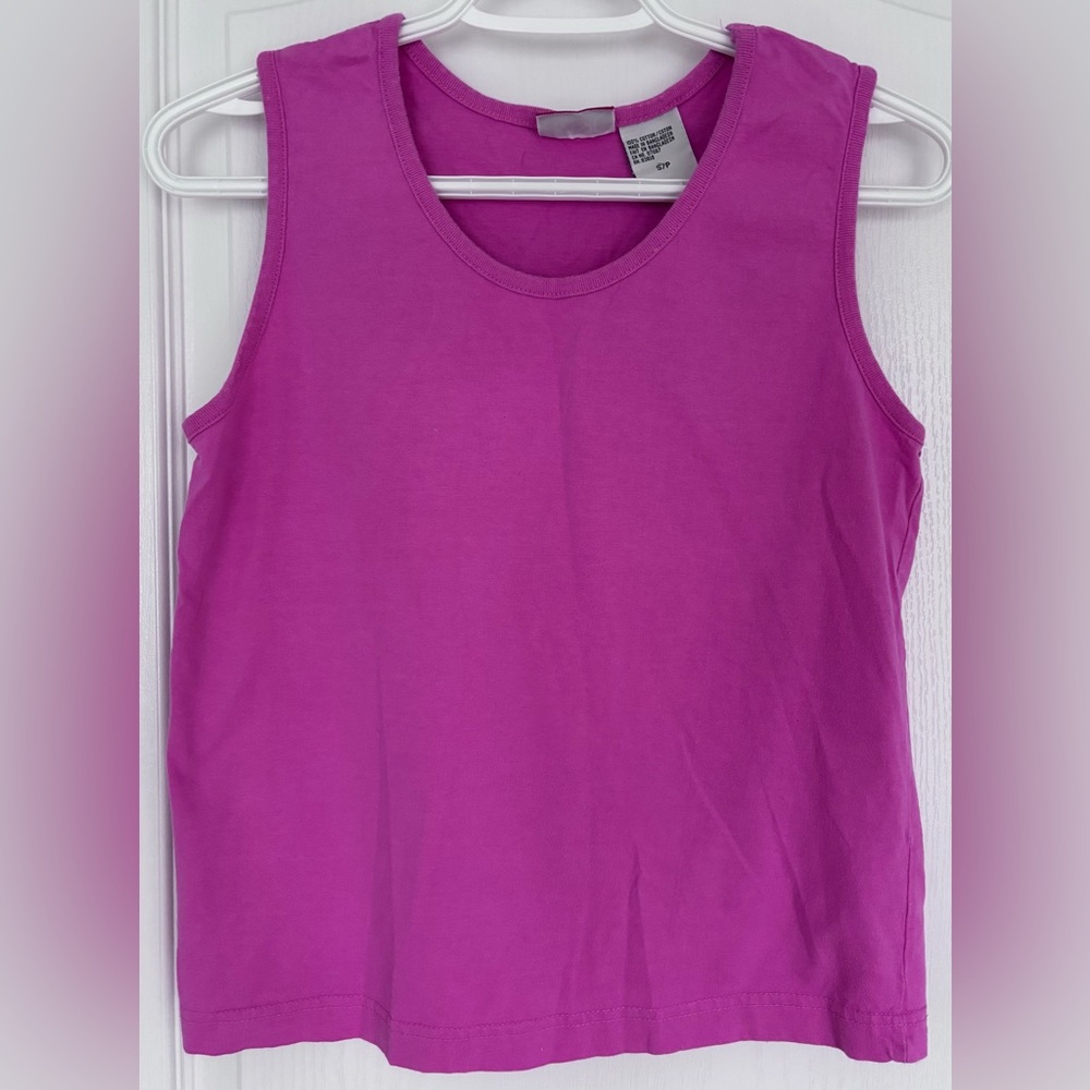 Simply Basic Vibrant Pink Sleeveless Top